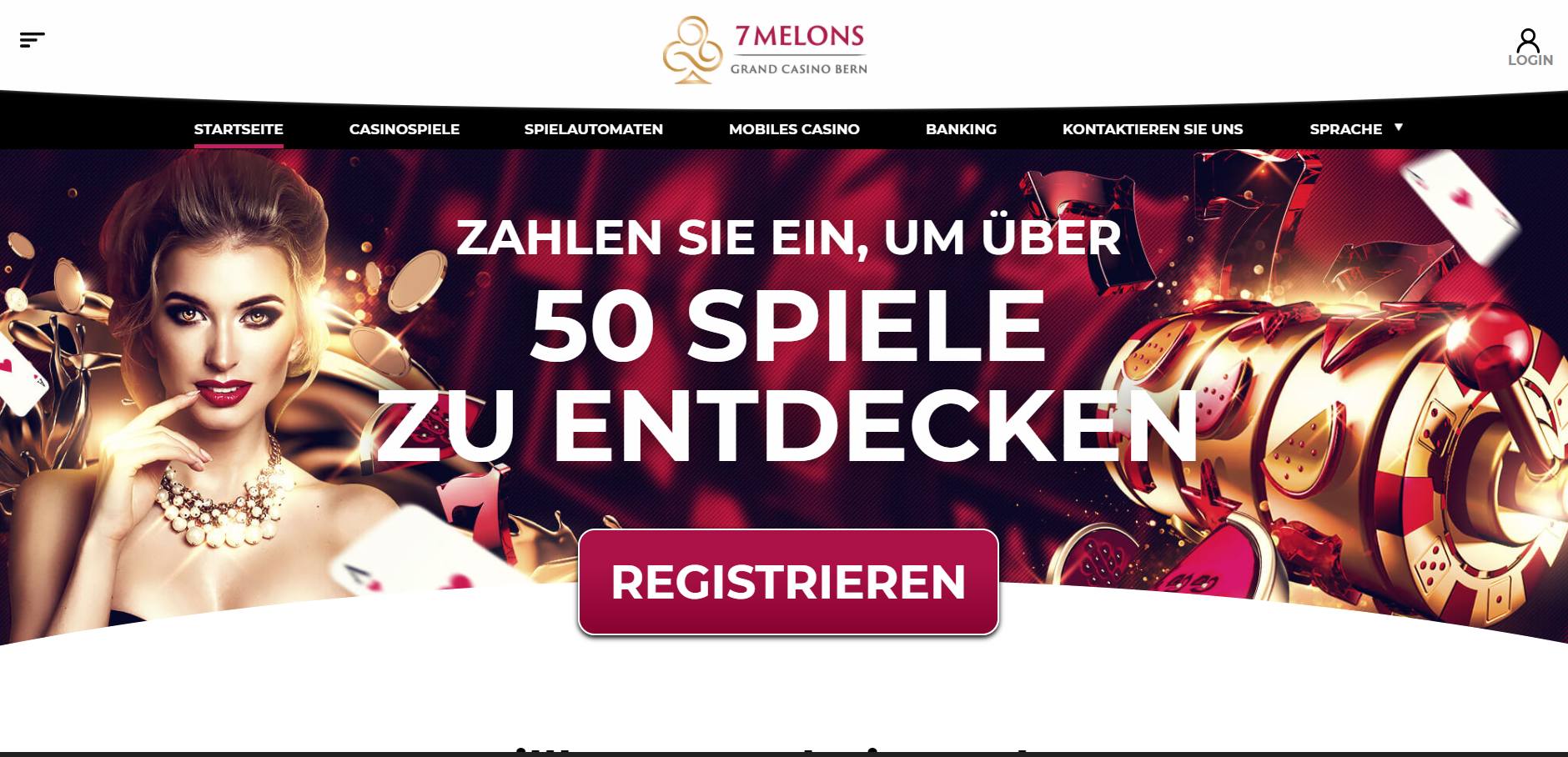 Ein Screenshot vom 7melons Casino